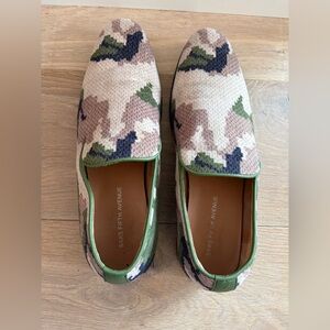 Saks Fifth Avenue Men's Skyler Camo military Loafers In Green Camo Size 8